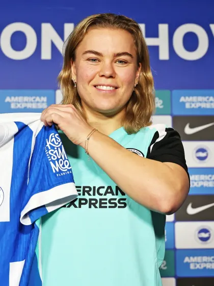 image: Olaug Tvedten signs for Albion