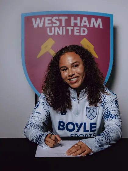 image: West Ham United Sign Ebony Salmon