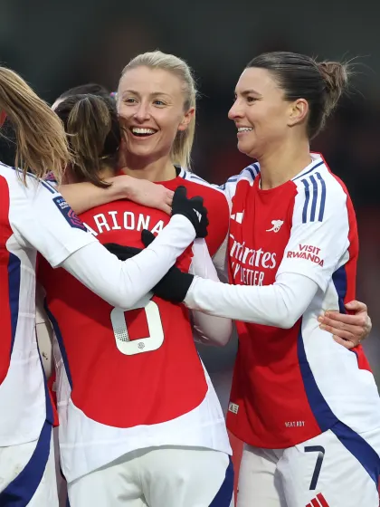 image: Caldentey’s brace helps Slegers to first win as permanent Arsenal boss