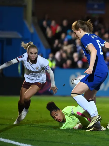 image: Keating and Shaw lift Man City to landmark win over Chelsea