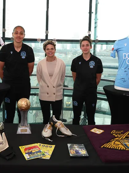 image: Players past and present celebrate Barclays Women’s Championship tenth anniversary