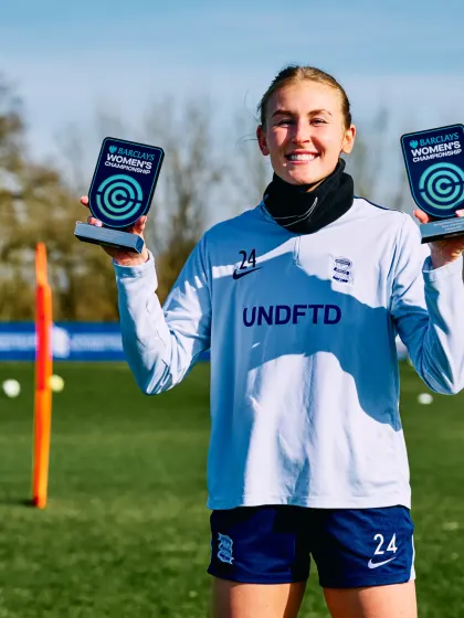 image: Barclays Women’s Championship February Player, Goal and Manager of the Month winners announced