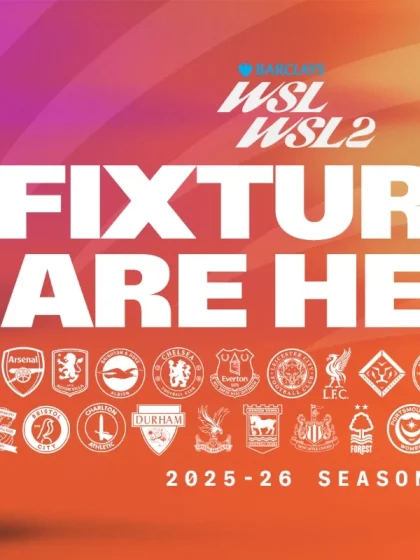 image: Fixtures confirmed for 2025-26 Barclays WSL and Barclays WSL2 seasons