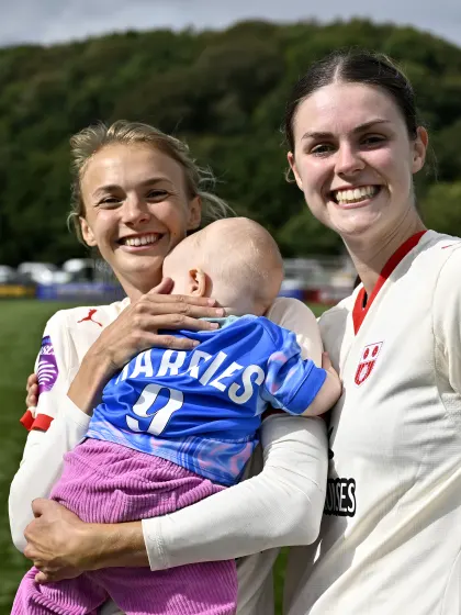 image: Emma Harries & Ellie Brazil on Love, Family and Football