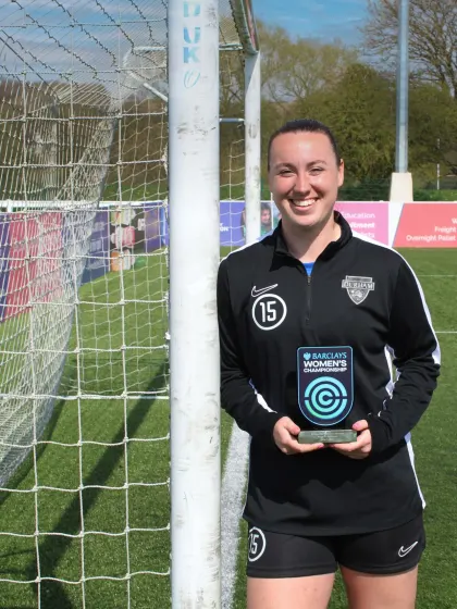 image: Barclays Women’s Championship March Player, Goal and Manager of the Month winners announced