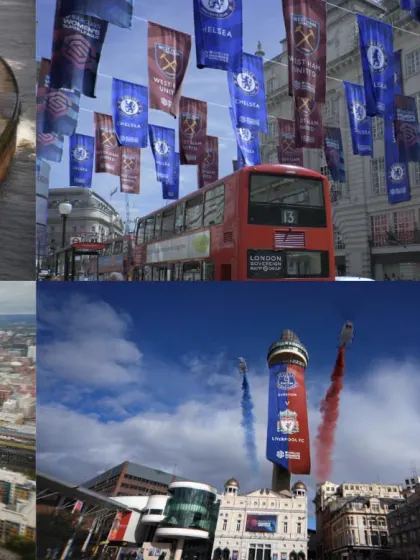 image: Barclays WSL and Women’s Championship take over landmarks to celebrate Women’s Football Weekend