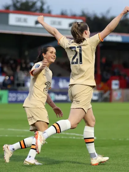 image: Chelsea move top of BWSL table as Arsenal boost European hopes
