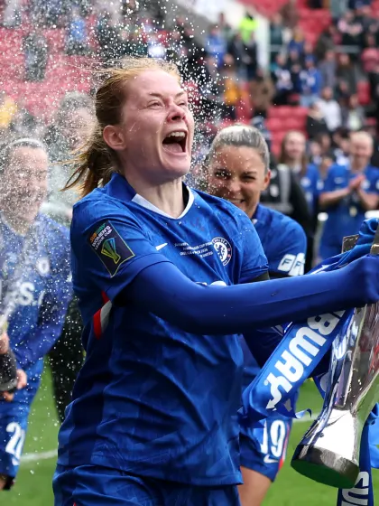 image: 🏆 Full Trophy Lift & Celebrations | Chelsea Win the Subway Women's League Cup 25/26