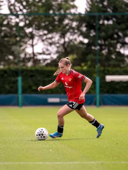 image: Emma Watson returns to Manchester United