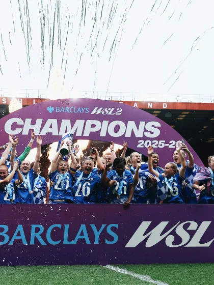 image: Birmingham City lift BWSL2 Trophy, Palace promoted second. 